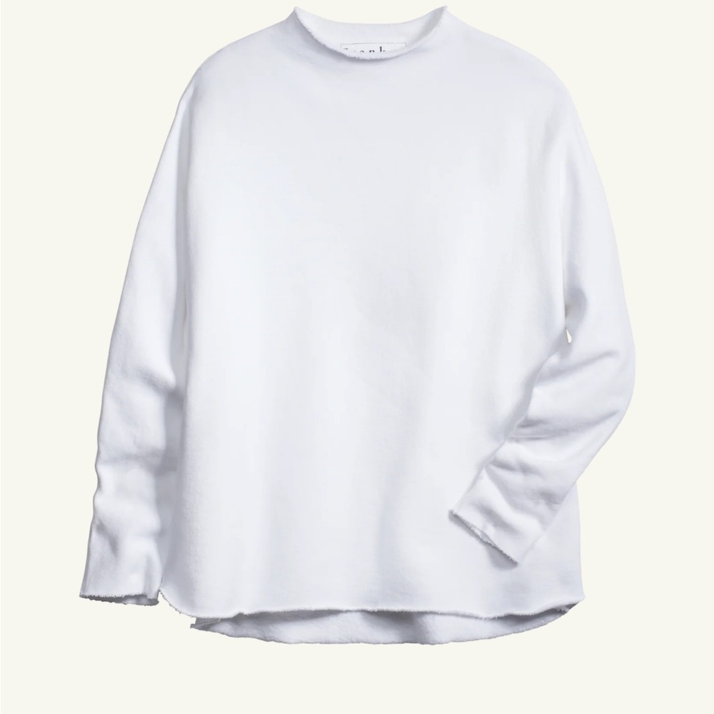 Frank & Eileen EFFIE
Long-Sleeve Funnel Neck Capelet White